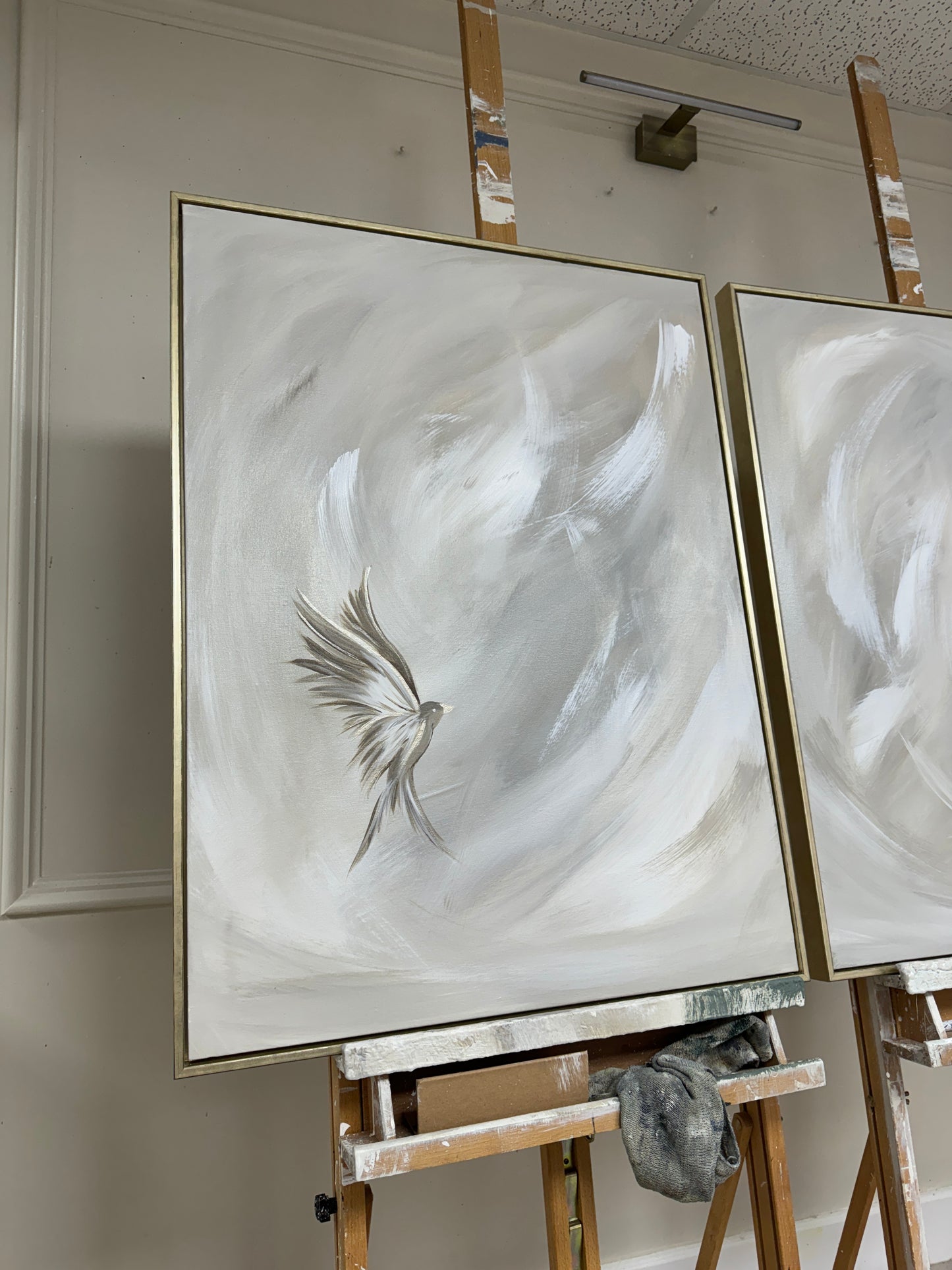 'Eternal Wings' Original artwork on canvas - As seen