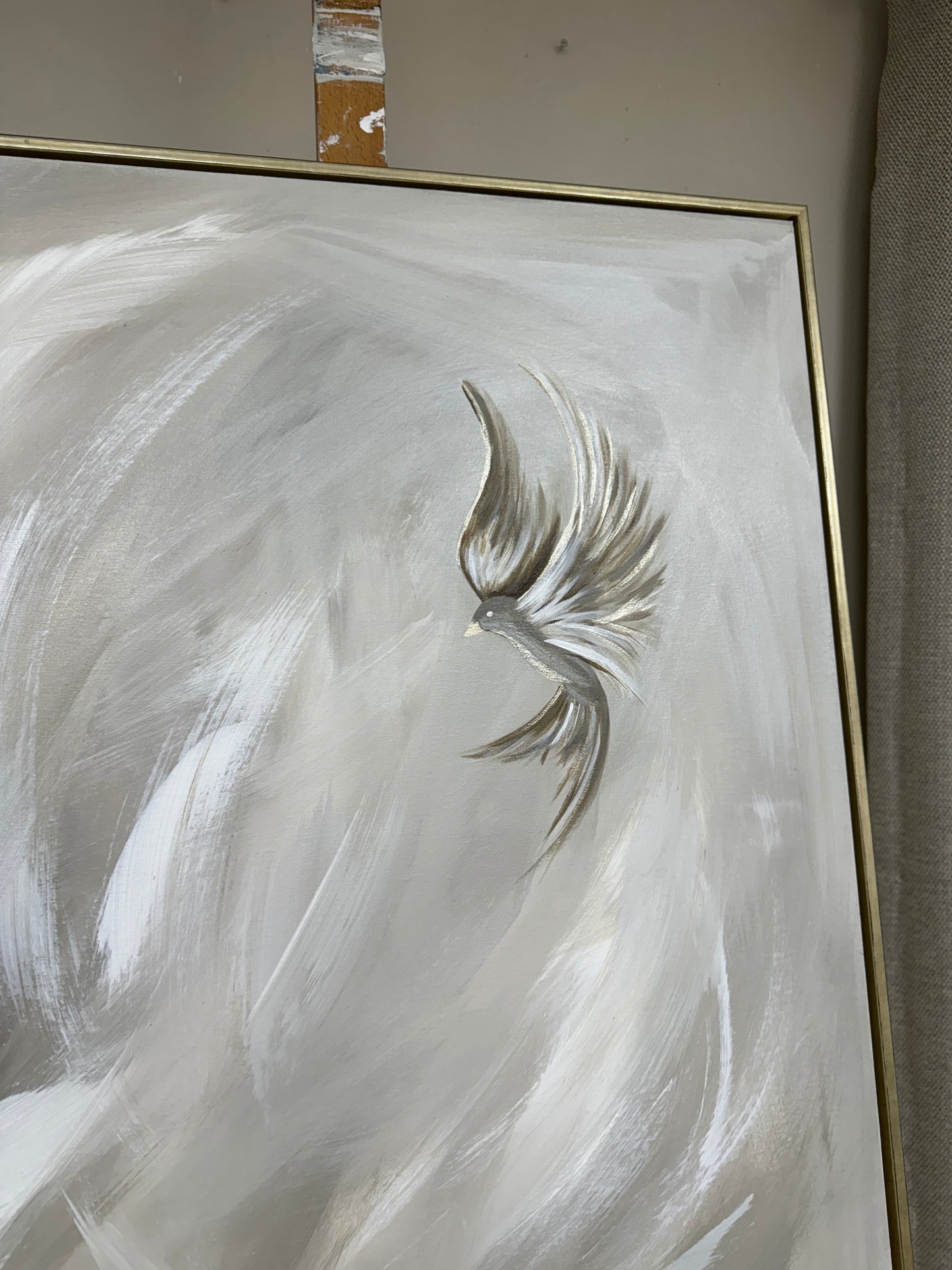 'Eternal Wings' Original artwork on canvas - As seen