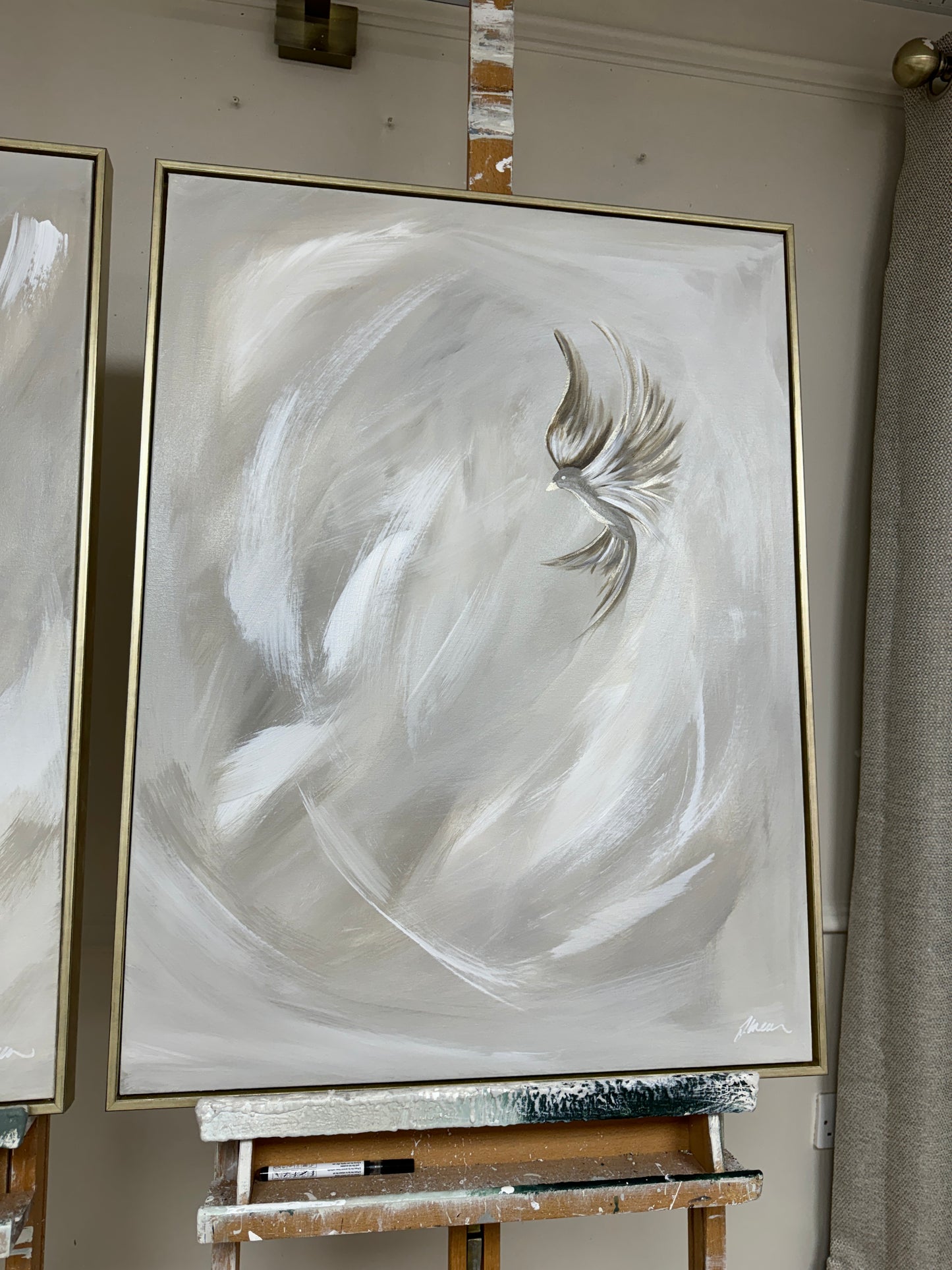 'Eternal Wings' Original artwork on canvas - As seen