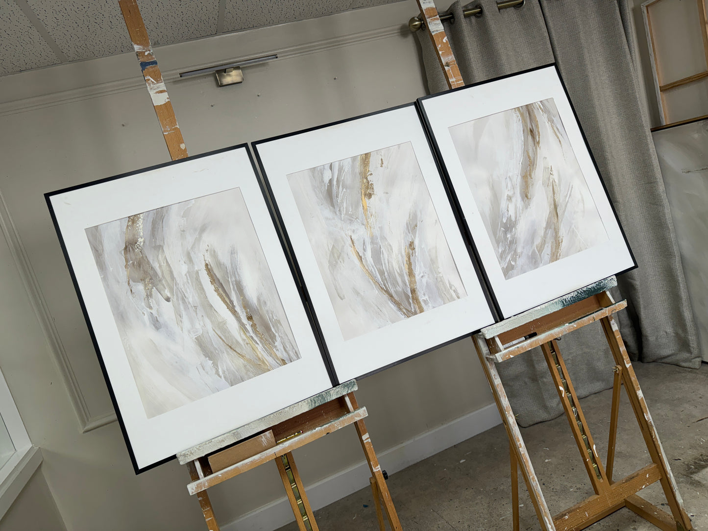 The Trio or Duo of  'Oyster' Fine Art Prints