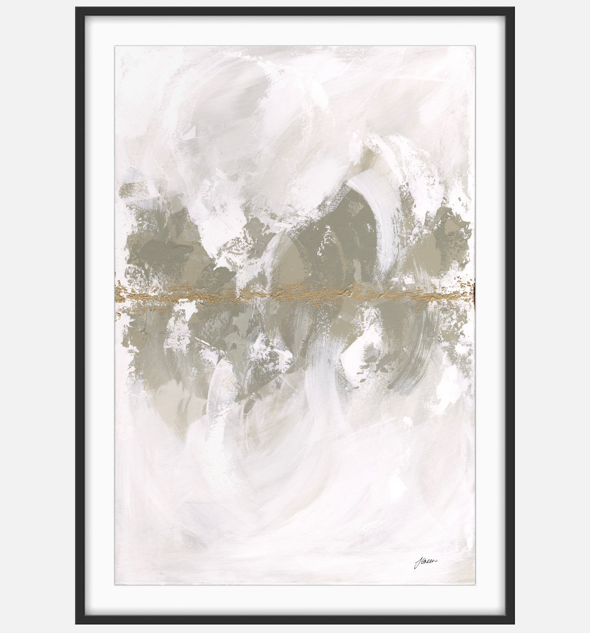 Collection : Meraki | Piece Name : Old English Green Il | Surface : Fine Art Print