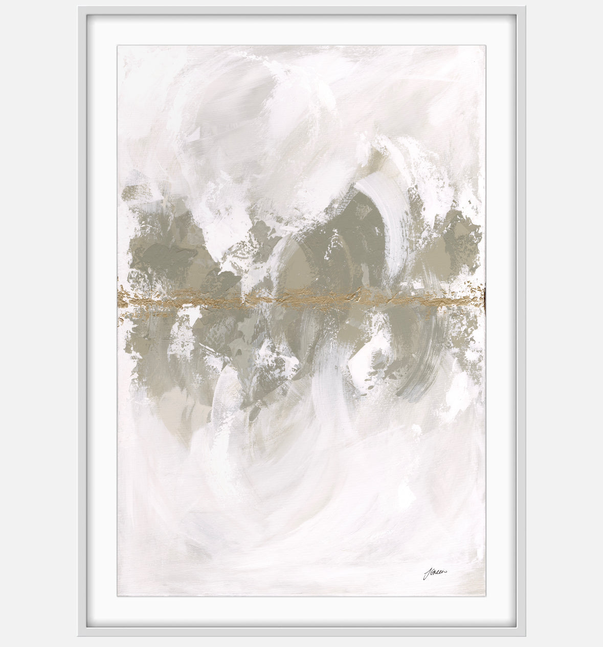 Collection : Meraki | Piece Name : Old English Green Il | Surface : Fine Art Print