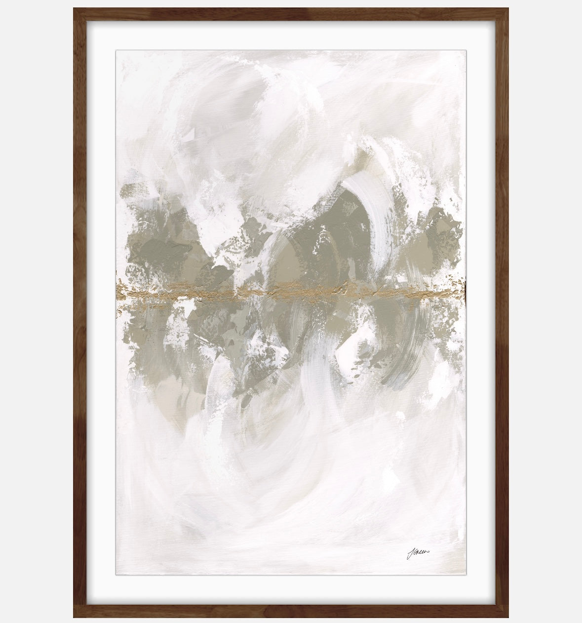 Collection : Meraki | Piece Name : Old English Green Il | Surface : Fine Art Print