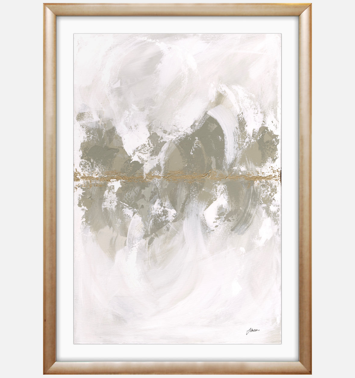 Collection : Meraki | Piece Name : Old English Green Il | Surface : Fine Art Print