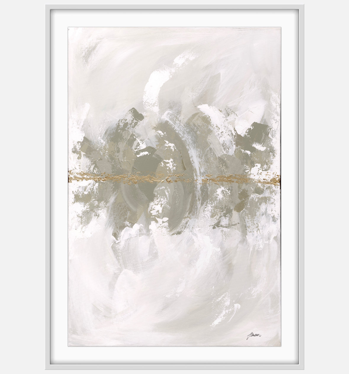 Collection : Meraki | Piece Name : Old English Green Ill | Surface : Fine Art Print