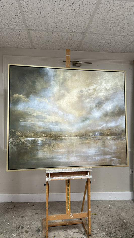 “The Skies That Saved Me” Original Artwork On Canvas 100x120cm
