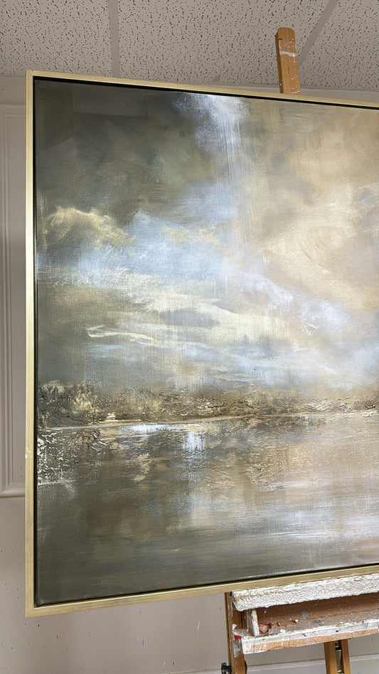 “The Skies That Saved Me” Original Artwork On Canvas 100x120cm