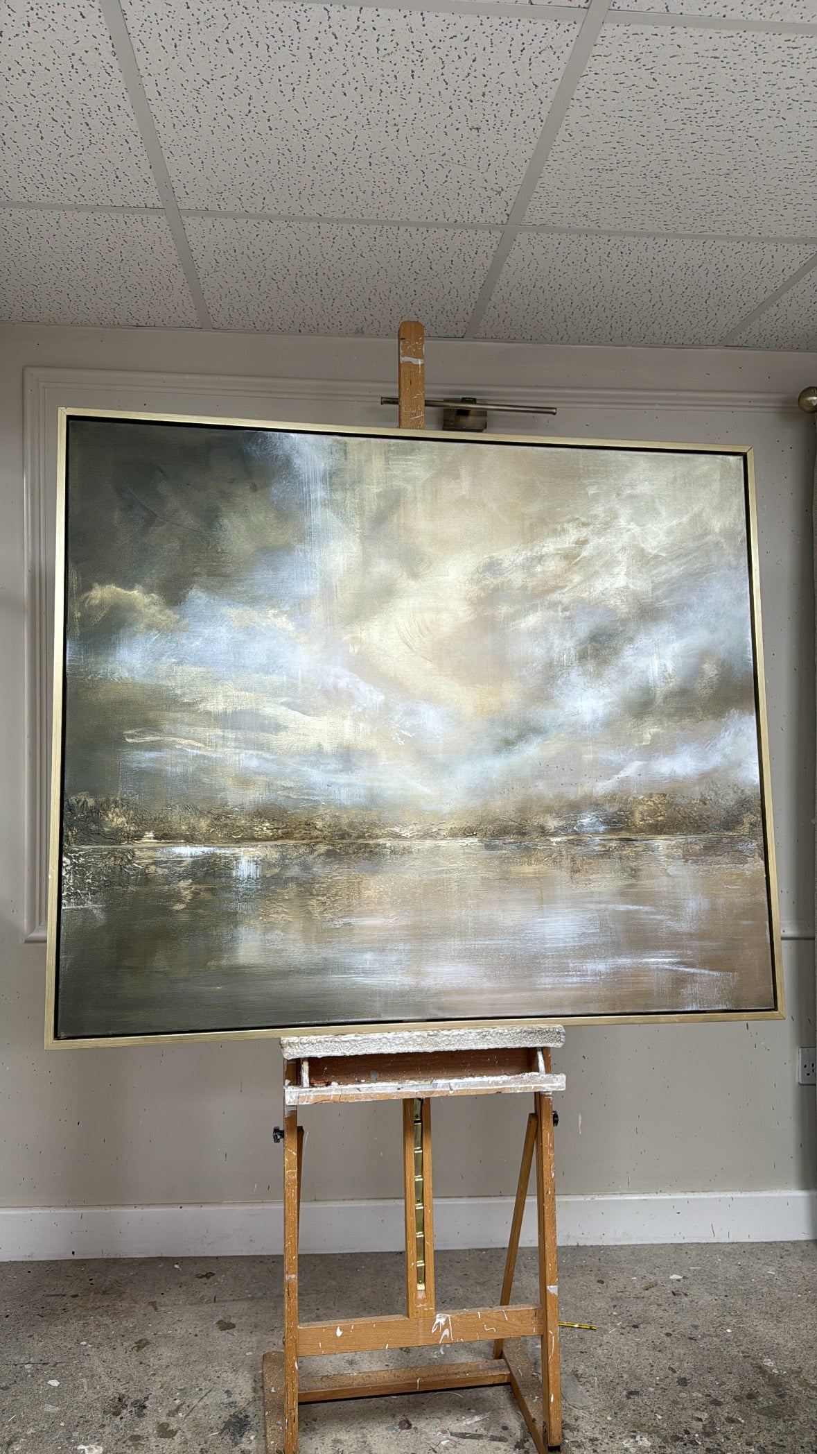 “The Skies That Saved Me” Original Artwork On Canvas 100x120cm