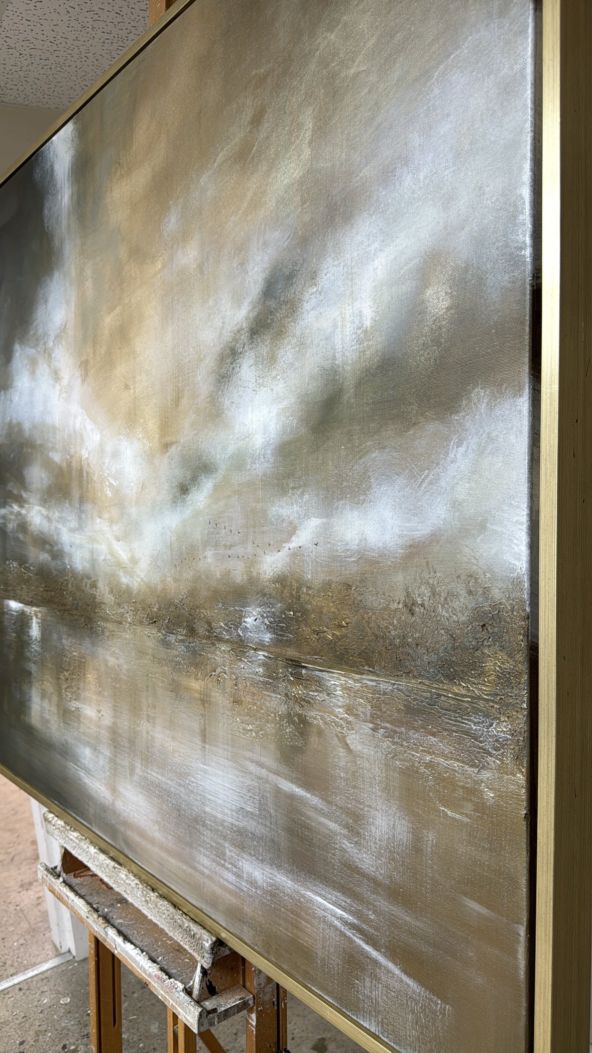 “The Skies That Saved Me” Original Artwork On Canvas 100x120cm