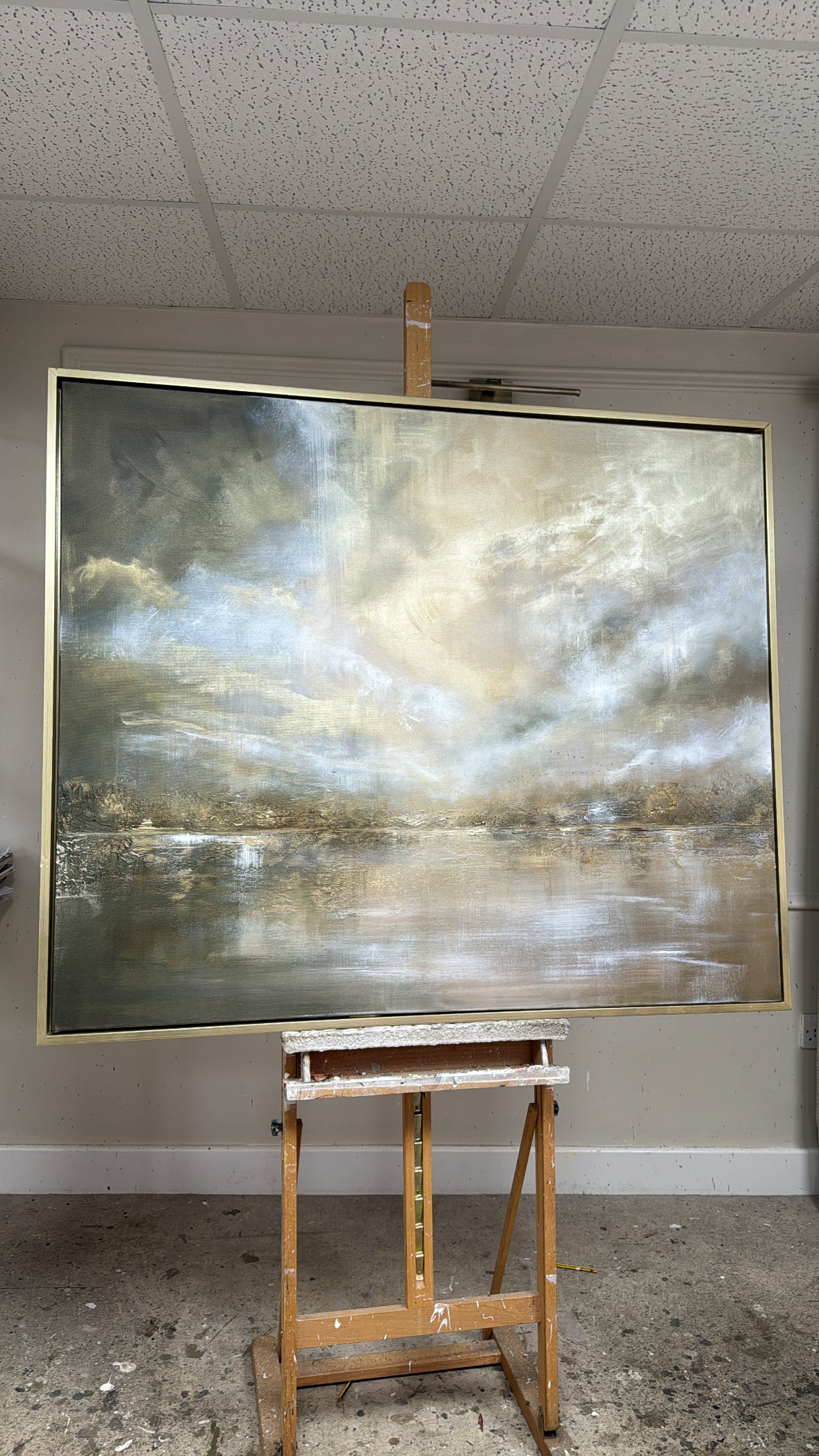 “The Skies That Saved Me” Original Artwork On Canvas 100x120cm