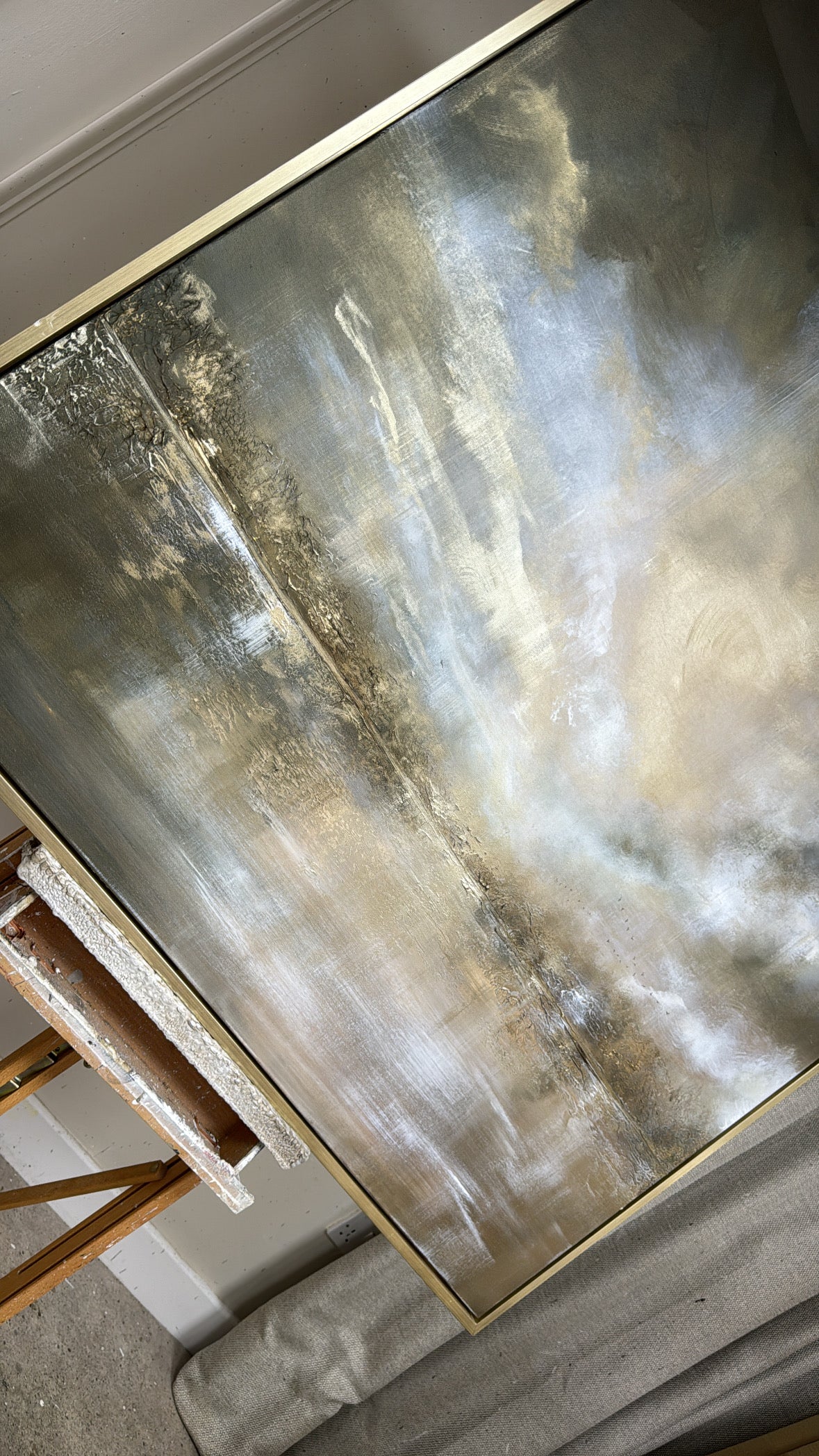 “The Skies That Saved Me” Original Artwork On Canvas 100x120cm