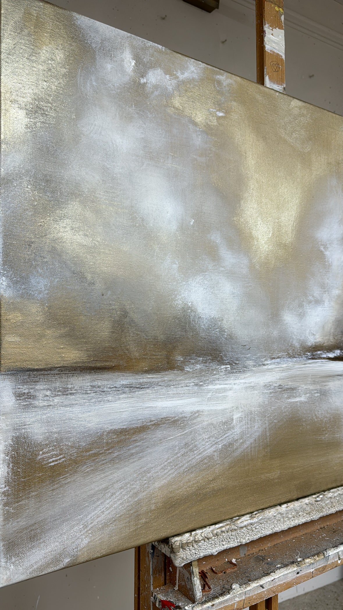 “The cloud origin -  First Sample" Artwork On Canvas  61x91cm