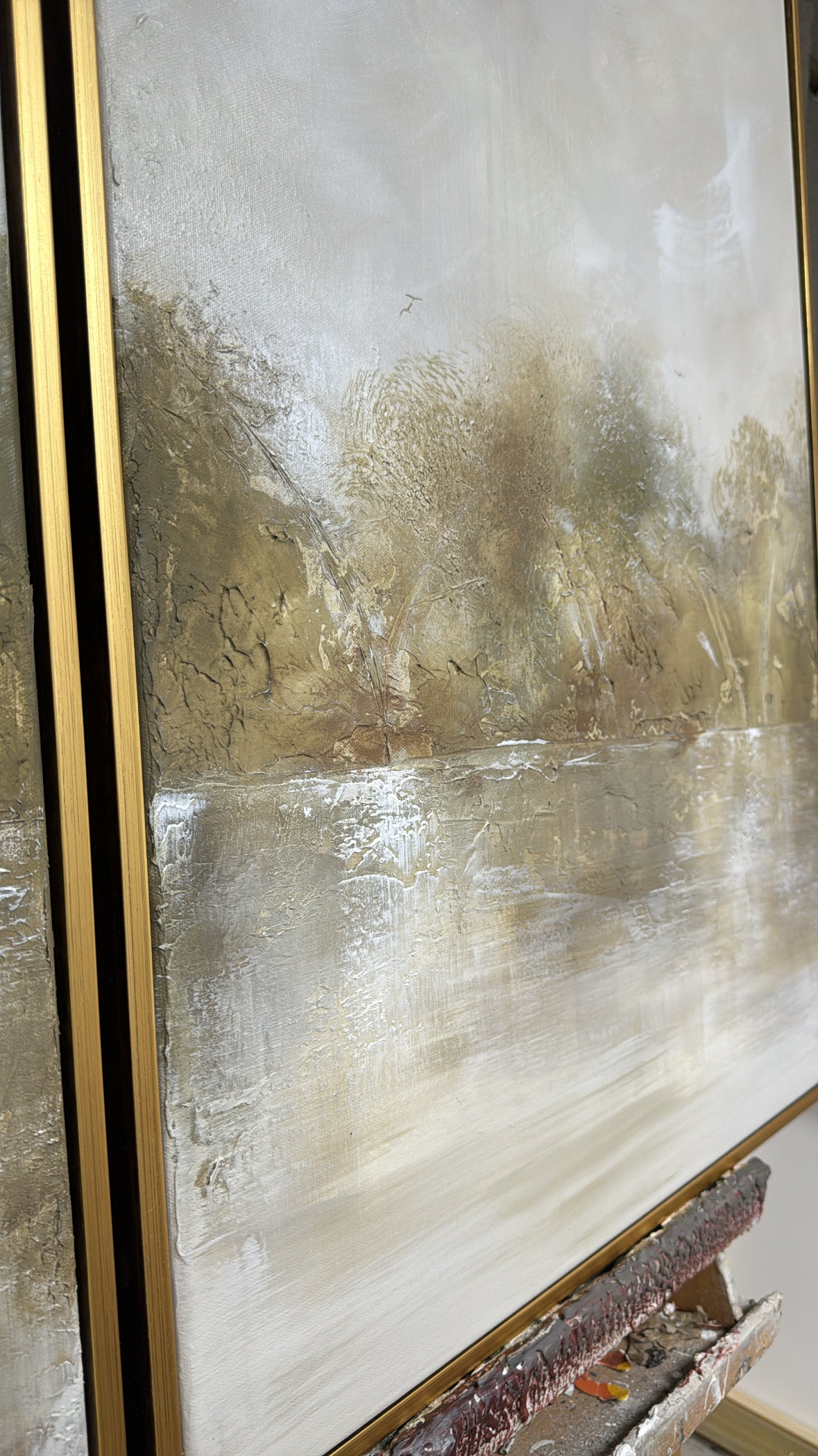 "Under the old bridge (The Trio)” Original Artwork On Canvas 3 no 60x84cm