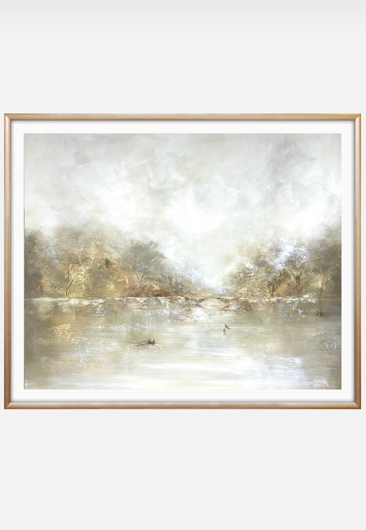 "Under the old bridge" Fine Art Print