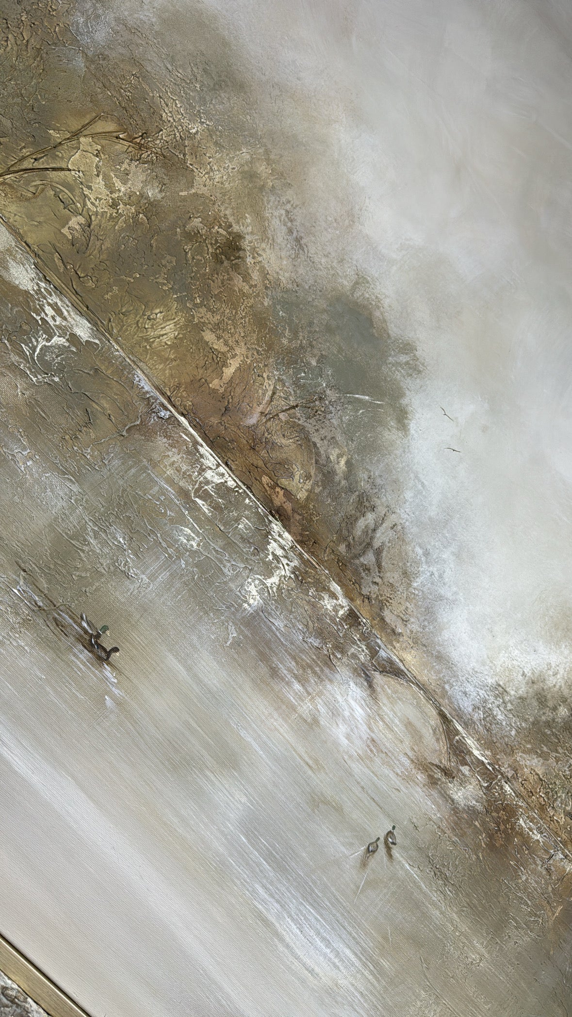 “Under the old bridge” Original Artwork On Canvas 100x120cm