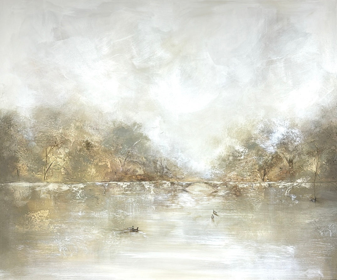 "Under the old bridge" Fine Art Print