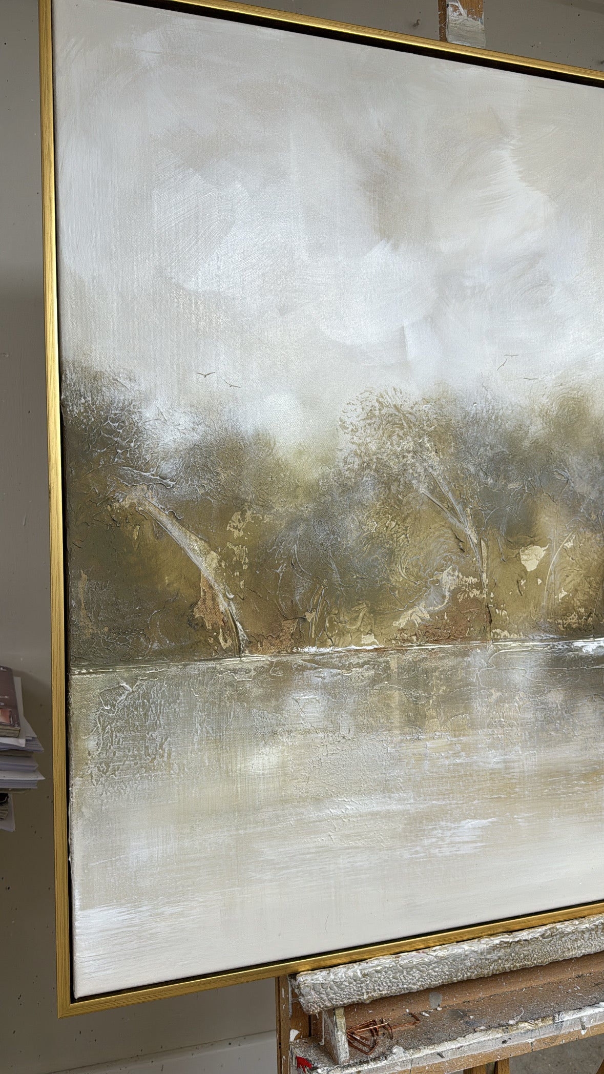 "Under the old bridge (The Trio)” Original Artwork On Canvas 3 no 60x84cm